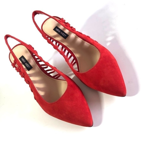 Nine West Milia Slingback Side Cutout Pump - Picture 6 of 15